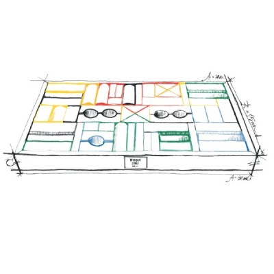 RAINBOW BLOCKS IN TRAY - 54 PCS